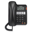 Téléphone filaire Vtech avec haut-parleur, identification de l'appelant et double appel CD1153 - Remis à neuf 