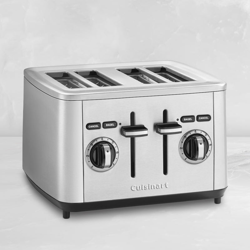 Cuisinart 4-Slice Stainless Steel Toaster CPT-14C - Refurbished