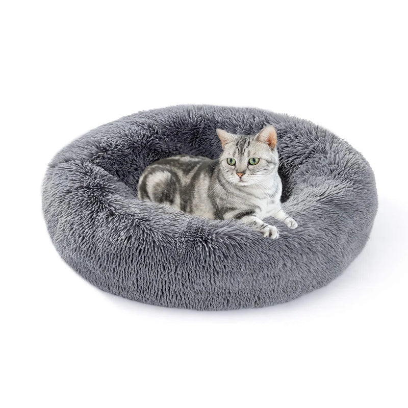 Tucker Murphy Pet™ Anti-Anxiety Small Round Donut Dog/Cat Bed in Grey  C010587491 - Refurbished
