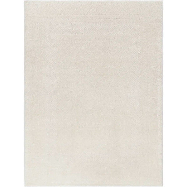 Wade Logan 5'3" x 7' Calvo Ivory/Off-White Area Rug C011193498 - Like New