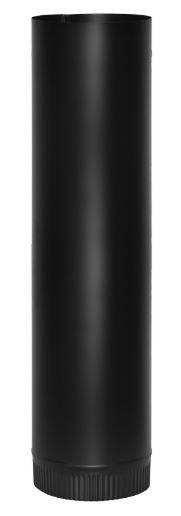 Imperial Stove Pipe, 7" x 24", Steel, Black