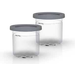 Ninja™ CREAMi™ Pots et couvercles - Lot de 2