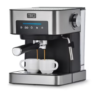 TRU 15-Bar Semi-Automatic Touch Screen Espresso Maker CM-6863CN - Refurbished
