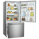 Réfrigérateur Hisense 31 pouces 17 pi³ à profondeur de comptoir et congélateur en bas RB17N6DSE-RH - Rayures et bosses 