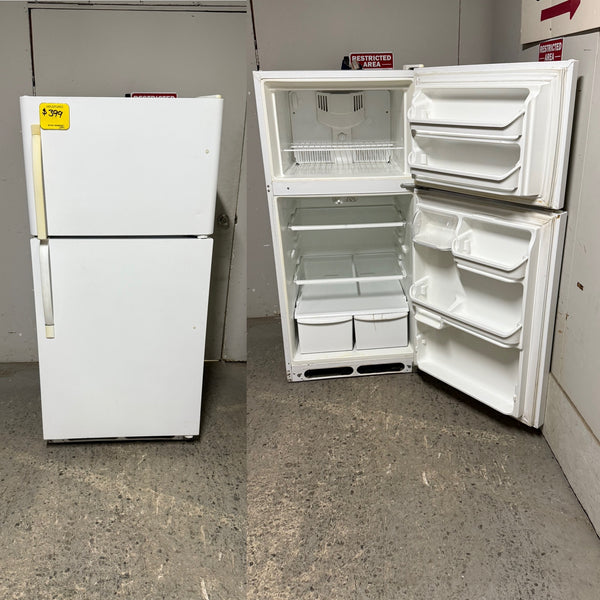 Used Frigidaire White Top Mount Fridge