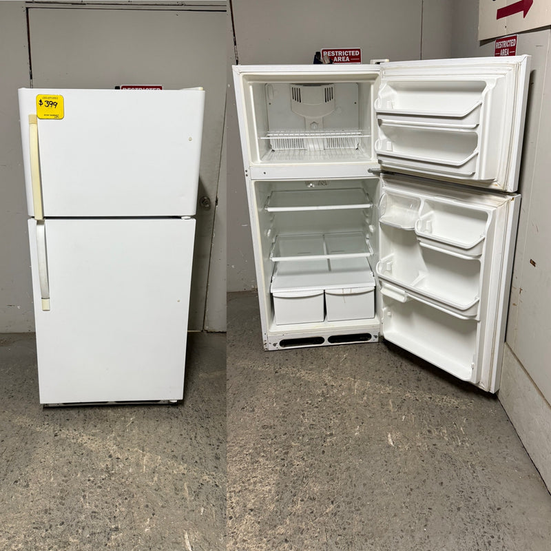 Used Frigidaire White Top Mount Fridge