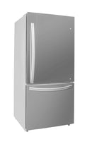 Danby 30 inch 19 cu Bottom Mount Fridge DBM187E1SSBD - Floor Model
