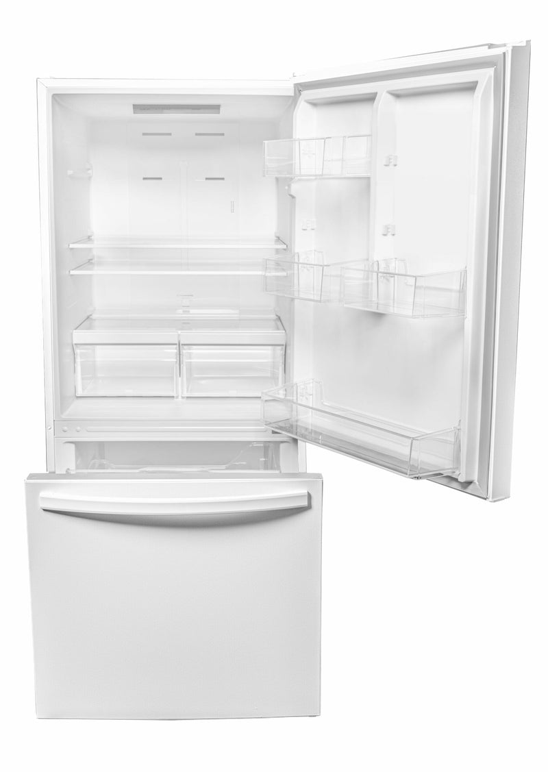 Danby 30 inch 19 cu Bottom Mount Fridge DBM187E1WDB - Scratch and Dent