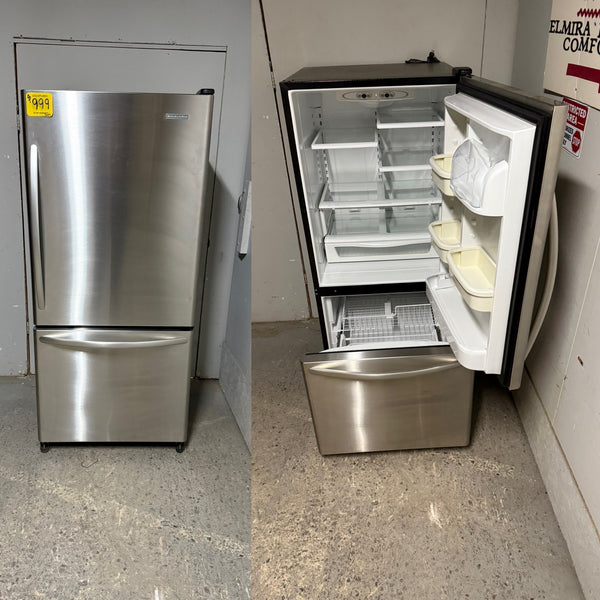 Used KitchenAid Stainless Steel Bottom Mount Fridge