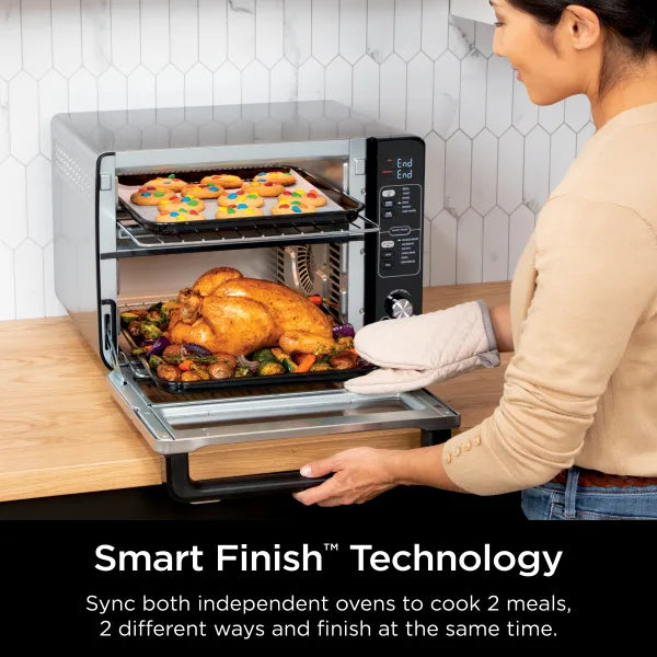 Ninja® 12-in-1 Double Oven with FlexDoor™ DCT401C - Refurbished