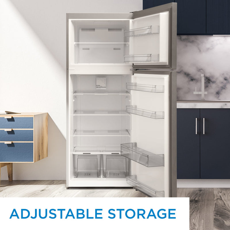 Danby 28 inch 14.3 cu Top Mount Fridge DFF143V1SSDB - Scratch and Dent