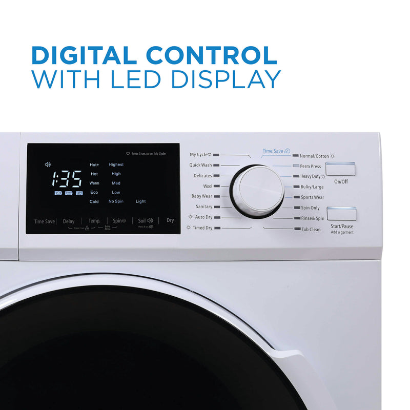 Danby 2.7 cu All-In-One Ventless Washer and Dryer DWM120WDB - Scratch and Dent