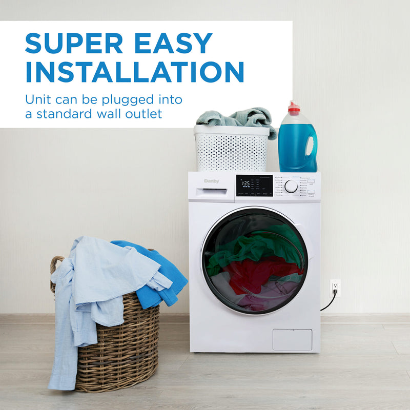 Danby 2.7 cu All-In-One Ventless Washer and Dryer DWM120WDB - Scratch and Dent