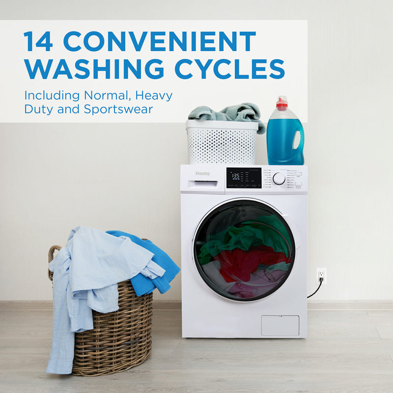 Danby 2.7 cu All-In-One Ventless Washer and Dryer DWM120WDB - Scratch and Dent
