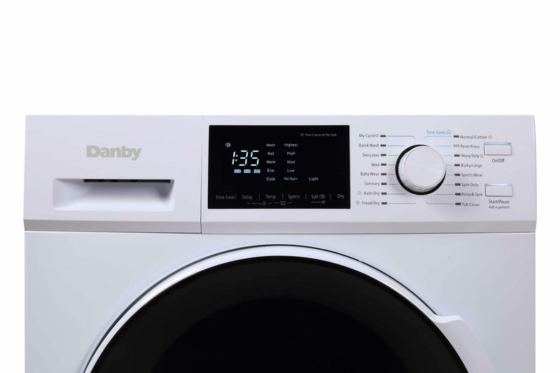 Danby 2.7 cu All-In-One Ventless Washer and Dryer DWM120WDB - Scratch and Dent