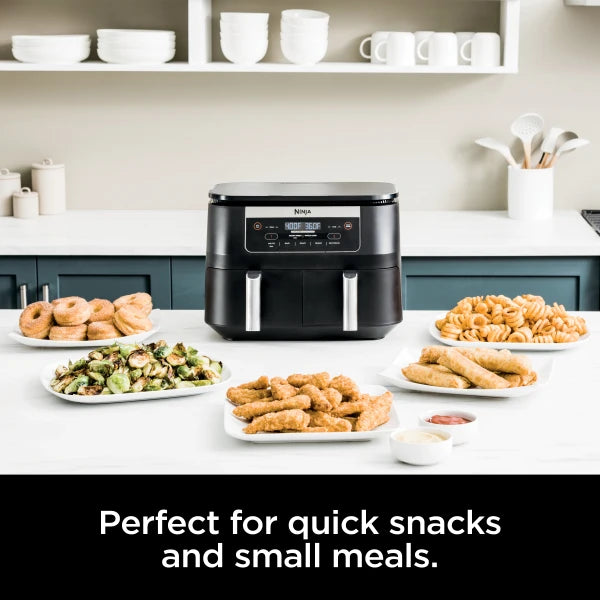 Ninja™ Foodi® 5-in-1, 6-qt. 2-Basket Air Fryer with DualZone™ Technology DZ090C - Refurbished