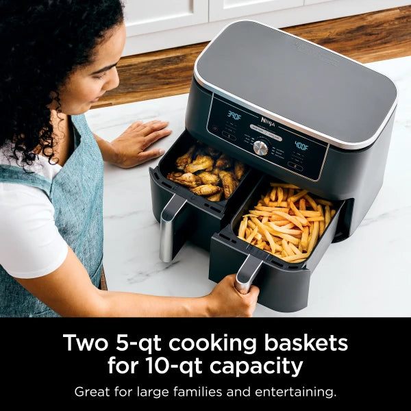 Ninja Foodi 10 Qt. 6 In 1 Xl 2 Basket Air Fryer
