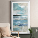 Wade Logan 42.5" x 22.5" Distant Drama Painting Print in Silver Frame