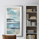 Wade Logan 42.5" x 22.5" Distant Drama Painting Print in Silver Frame
