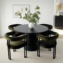 Mia Green Velvet Upholstered Armchair (set of 2)