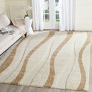 Tapis abstrait beige/crème Wrought Studio 160 x 230 cm (5'3" x 7'6") C004256513 - Comme neuf