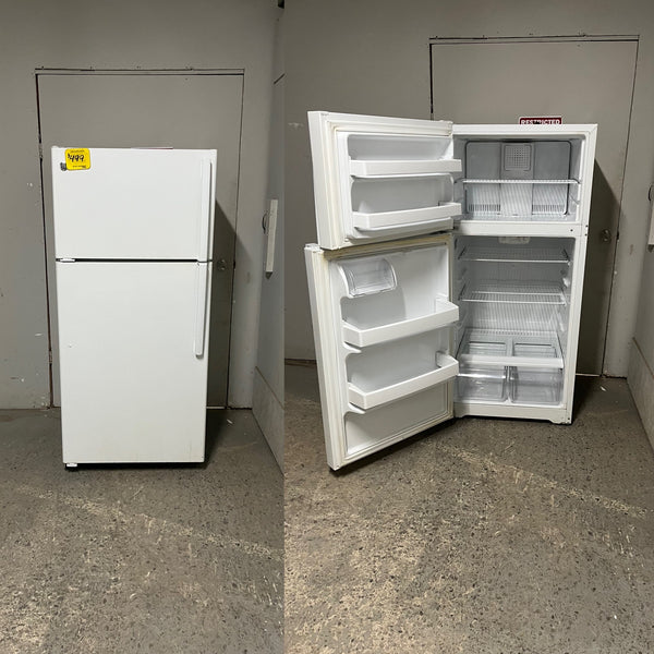 Used GE White Top Mount Fridge