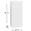 Frigidaire 16 cu Upright Freezer FFUE1626AW - Scratch & Dent