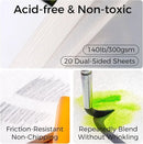Funto 7" x 5" Watercolor Pad 100% Cotton 20 Sheets Each (2 Pack)