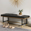 Ebern Designs Faux Leather Upholstered Bench