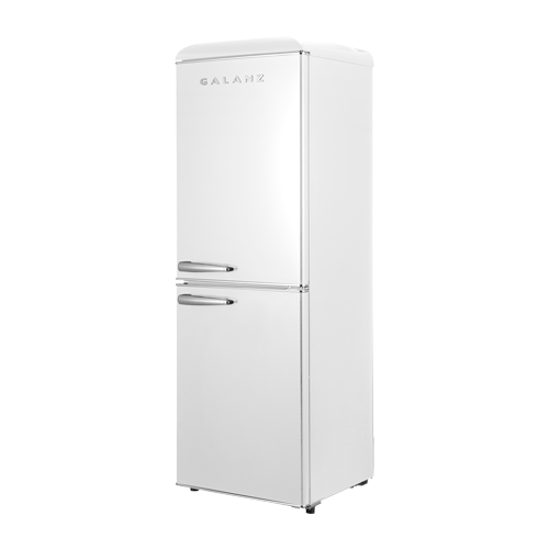 Galanz 21 inch 7.4 Cu Ft Retro Bottom Mount Refrigerator GLR74BWER12