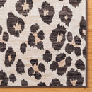 Gertmenian 7'10" x 10' Crystal Print Lennie Leopard Flat Pile Indoor Area Rug GTM10295 - Like New