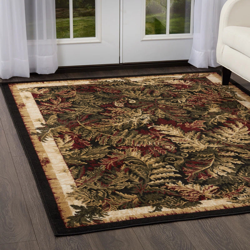 Laurel Foundry Modern Farmhouse 7'8" x 10'4" Floral Indoor Rug AGGR2970 - Like New