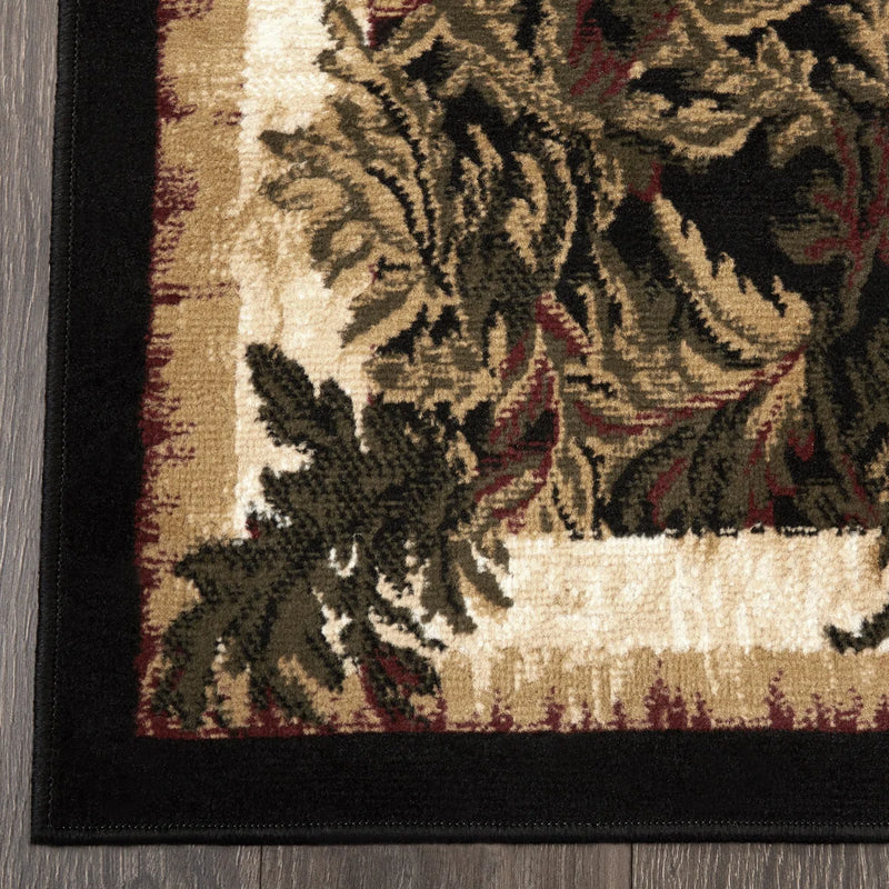 Laurel Foundry Modern Farmhouse 7'8" x 10'4" Floral Indoor Rug AGGR2970 - Like New