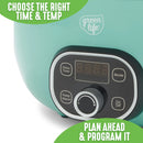 GreenLife 6 qt Electric Slow Cooker CC008777-003 - Refurbished