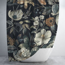 Bayou Breeze 84" x 71" Gwendolyn Floral Maximalist Shower Curtain