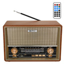 AM FM Retro Wooden Cabinet Vintage Style Desktop Radio