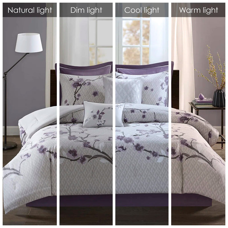 Madison Park Holly 7 Piece Cotton King Duvet Cover Set C003408924 - Refurbished