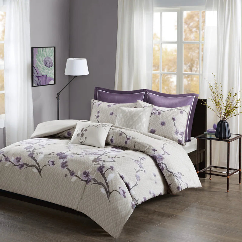 Madison Park Holly 7 Piece Cotton King Duvet Cover Set C003408924 - Refurbished
