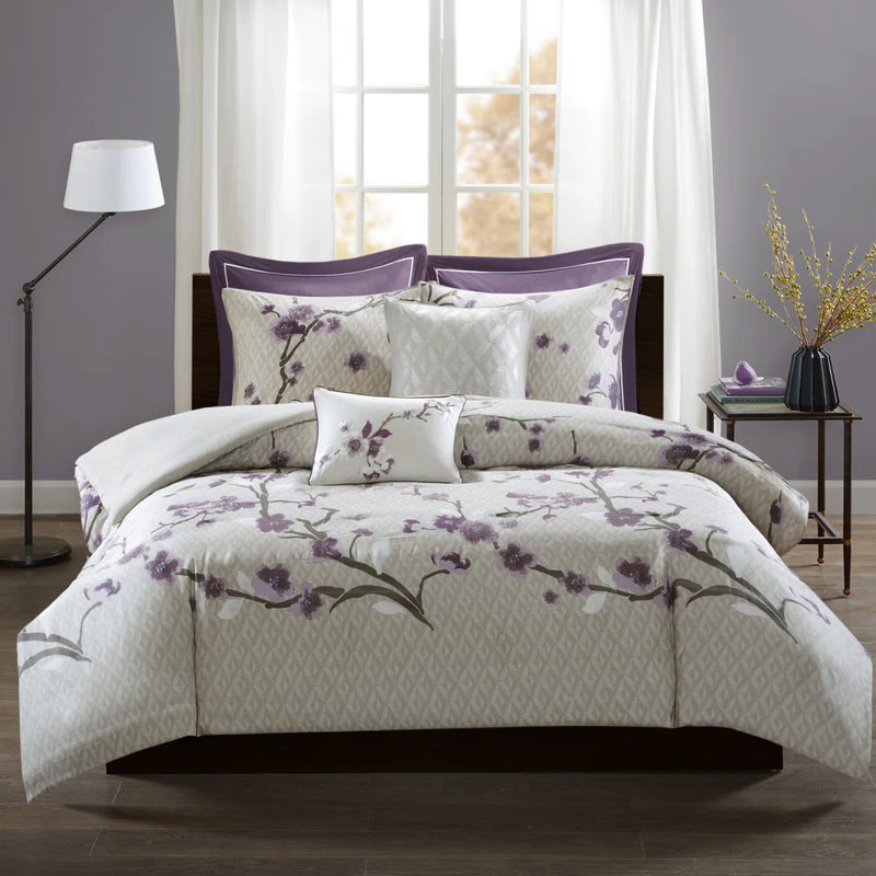 Madison Park Holly 7 Piece Cotton King Duvet Cover Set C003408924 - Refurbished