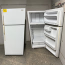 Réfrigérateur Moffat blanc à congélateur supérieur d'occasion