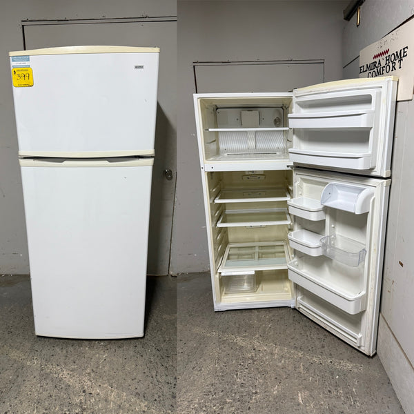Used Kenmore White Top Mount Fridge