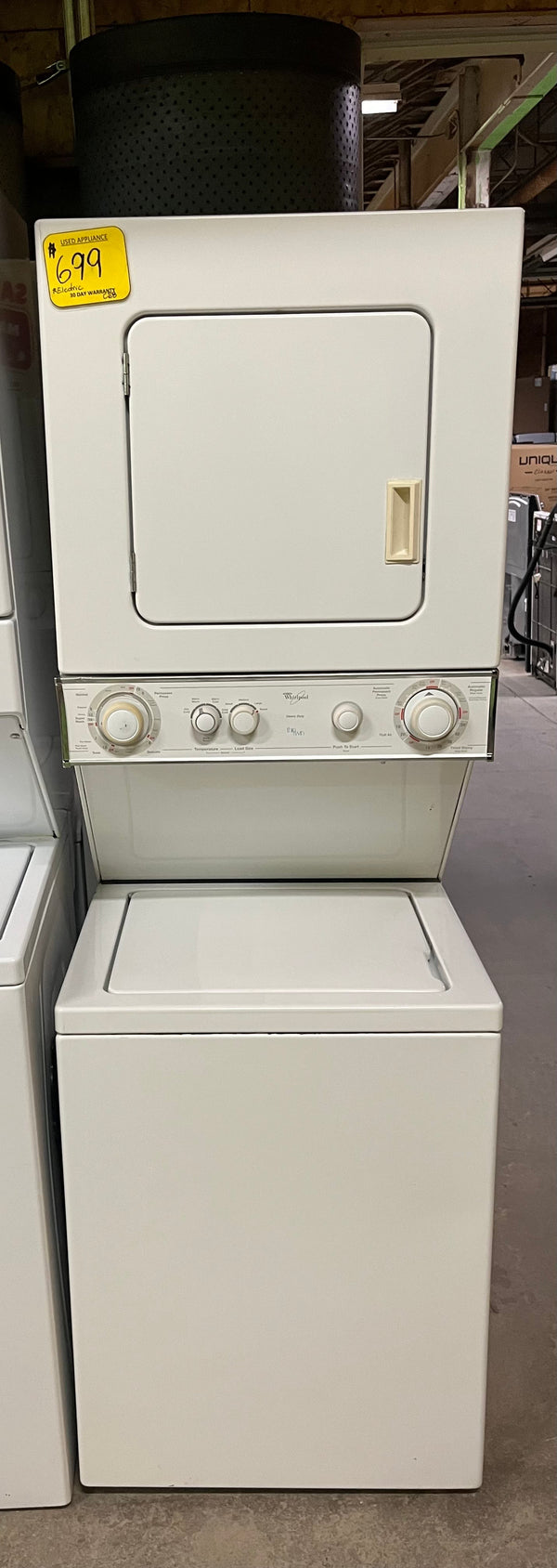 Used Whirlpool 24" Electric Laundry Center