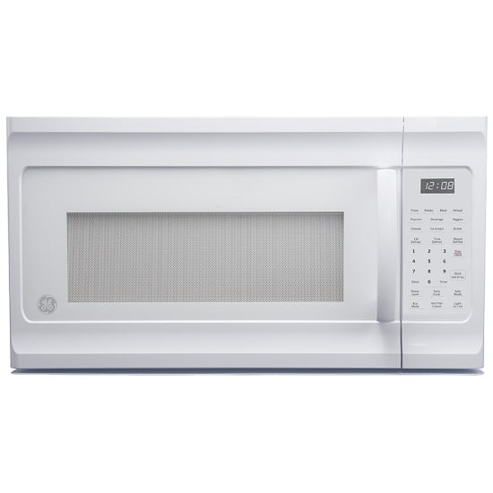GE 30-inch, 1.6 cu. ft. Over-the-Range Microwave Oven JVM2160DMWW - Floor Model