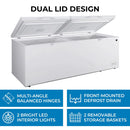 Kenmore 21 cu. ft. Convertible Chest Freezer KKCF21-W