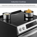 Kenmore 5 cu Induction Slide-In Glass Top Range KKIRV2-5.0CAF-SS - Scratch & Dent