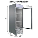 Kenmore Pro 23 cu. ft. Commercial Glass Door Convertible Fridge KKPro1D23GLDIS