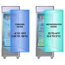 Kenmore Pro 23 cu. ft. Commercial Glass Door Convertible Fridge KKPro1D23GLDIS