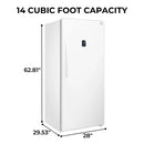 Kenmore 14 cu. ft. Convertible Upright Freezer KKUF14-W