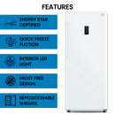Kenmore 17 cu. ft. Convertible Upright Freezer KKUF17-W