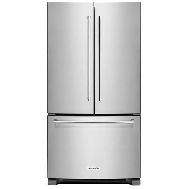 KitchenAid 36 inch 20 cu Counter-Depth French Door Fridge KRFC300ESS - Scratch & Dent